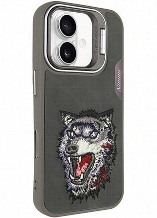 Tpu+pc чехол friends для apple iphone 16 (6.1") grey wolf