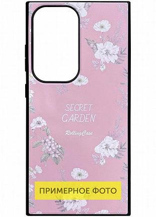Tpu+pc чехол soft secret garden для xiaomi redmi note 14 pro 4g pink