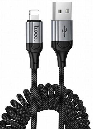 Дата кабель hoco x121 nuevo usb to lightning 2.4a (1.5m) black