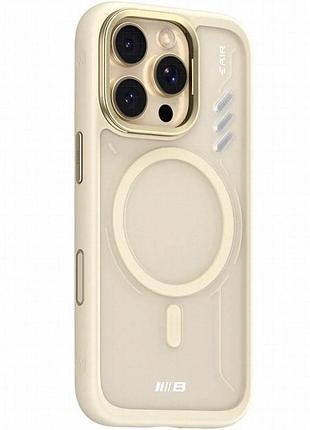 Tpu+pc чехол blueo frosted heat dissip. with magsafe для apple iphone 16 pro max (6.9") золотой / gold