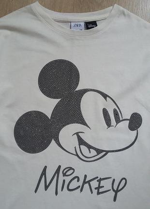 Свободный реглан zara disney на рост 128 в идеале 2
