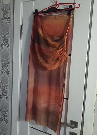 Костюм юбка спідниця топ
