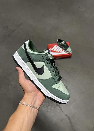 Кросівки чоловічі nike dunk low green se jade horizon ib6399-301 мужские оригинальные кроссовки jordan air force 1 retro air max suede