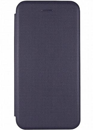 Кожаный чехол-книжка classy для zte blade v50 vita темно-синий
