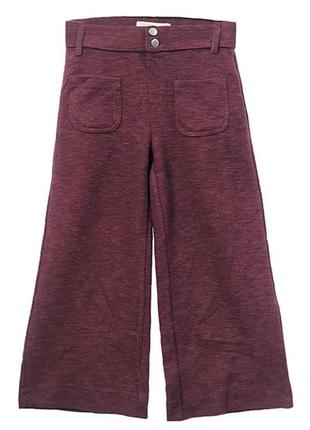 Оригинальные широкие брюки от бренда zara разм. 128(8лет)