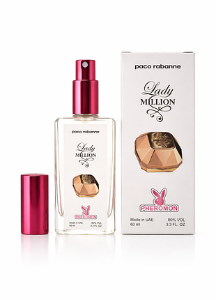 Женские духи paco rabanne lady million пако94unн леди миллион с феромонами 60 мл тестер