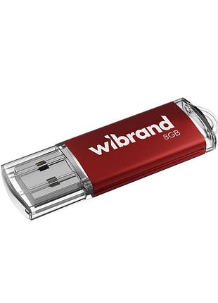 Флеш-накопичувач wibrand usb. cougar red (. )