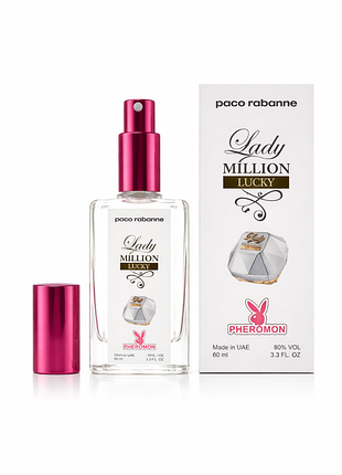 Жіночі парфуми paco rabanne lady million lucky пако рабан леді мільйон лакі з феромонами 60 мл тестер
