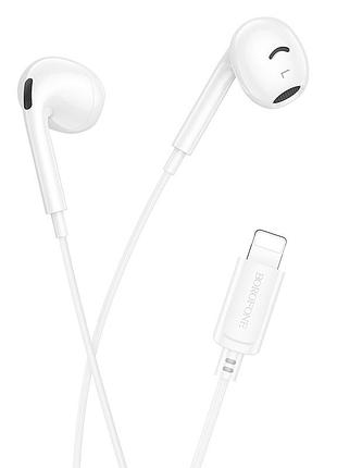 Навушники дротові borofone (lightning) white ( ) 3