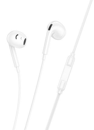 Навушники дротові borofone (lightning) white ( ) 4
