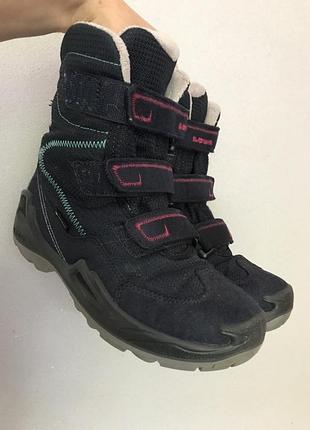 Зимние мембранные сапоги сабоги lowa ecco geox 34 р синие