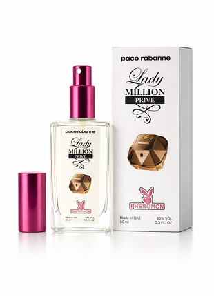 Женские духи paco rabanne lady million privé пако946 леди миллион прайв с феромонами 60 мл тестер