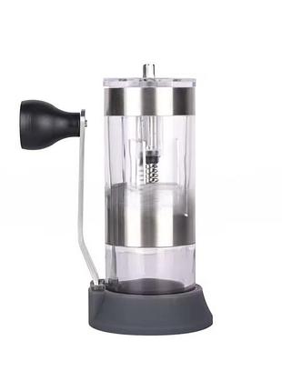 Ручная кофемолка, ручная кофемолка для зерен,стеклянная модель coffee grinder ly-958 (500