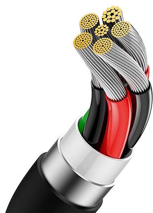 Кабель baseus superior series fast charging data cable usb to type-c cluster black (p ) 6