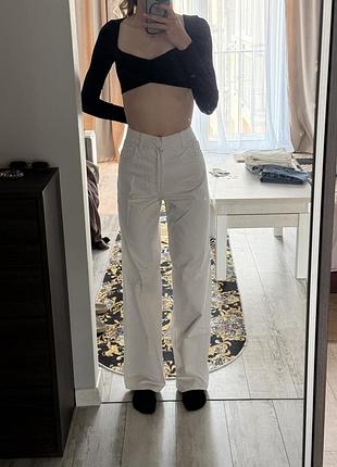 Джинси жіночі h&m premium білі