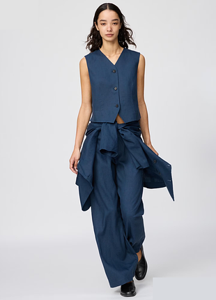 Брюки льняные uniqlo (484053)