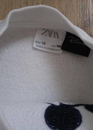 Утеплений світшот zara disney на зріст 140 в ідеалі 4