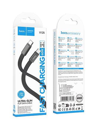 Кабель hoco exceso charging data cable c to c black ( ) 2