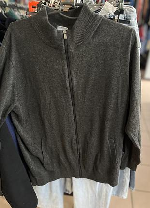 Кардиган на блискавці зі стійкою-коміром up2fashion xl