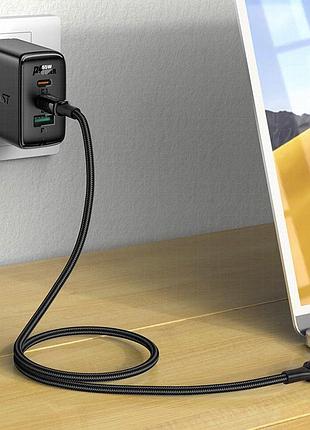 Дата кабель acefast c7-03 type-c to type-c 100w (1.2m) black 5