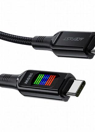 Дата кабель acefast c7-03 type-c to type-c 100w (1.2m) black 7