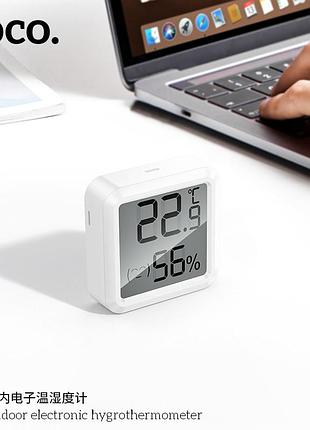 Термогігрометр hoco indoor electronic hygrothermometer white ( ) 6