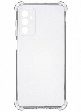 Tpu чехол getman ease logo усиленные углы full camera для samsung galaxy a05s бесцветный (прозрачный)