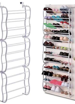 Металическая полка на обувь shoe rack 8030 (12)