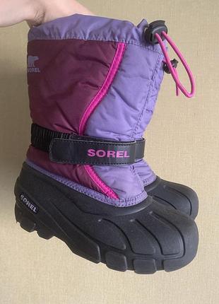 Sorel зимние сапоги 32р 3