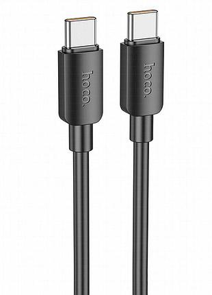 Дата кабель hoco x96 hyper type-c to type-c 100w (1m) black