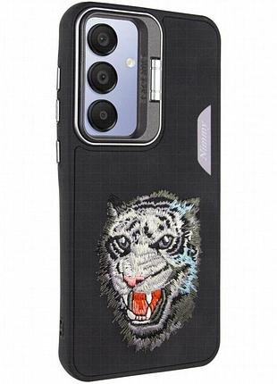 Tpu+pc чехол friends для samsung galaxy a55 black tiger