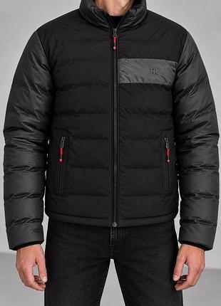 Куртка чоловіча демісезонна, колір чорний, 214r837-5 xxxl, 54, xxxl