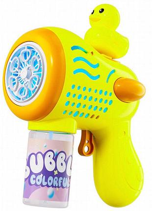 Пистолет с мыльными пузырями h045 duckling + bottle 50ml yellow