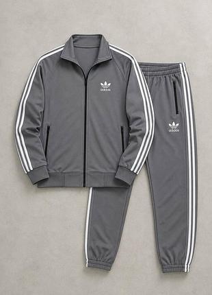 Спортивний костюм чоловічий adidas сірий