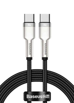 Кабель baseus cafule series metal data cable type-c to type-c black ( )