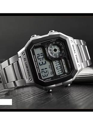 Годинники наручні skmei, silver 4