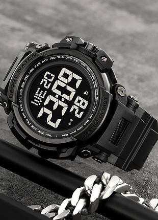 Годинники наручні skmei, black 6