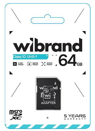 Карта пам'яті microsdxc ( ) wibrand class (adapter sd) ( ) 2