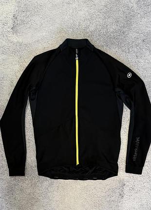 Велокуртка assos mille gt jacket spring fall чорна велоджерсі вітровка джерсі кофта l