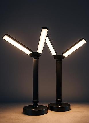 Настільна лампа акумуляторна digad led сенсор black ( )