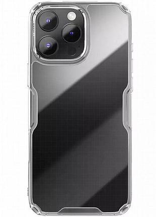 Tpu чехол nillkin nature pro series для apple iphone 16 pro max (6.9") бесцветный (прозрачный)