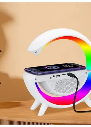 Светильник большой portble bluetooth белый шум rgb ( )