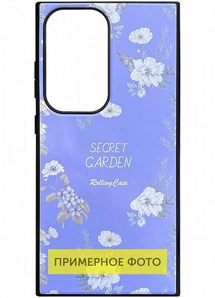 Tpu+pc чехол soft secret garden для xiaomi redmi note 14 5g lilac