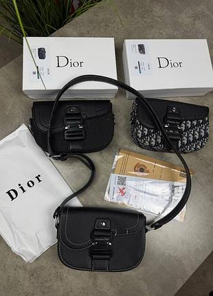 Сумка christian dior чорна 3