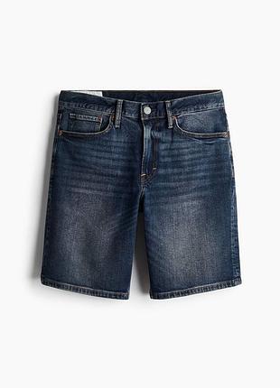 30/xs-s новые фирменные мужские подростковые джинсовые шорты классического базового кроя