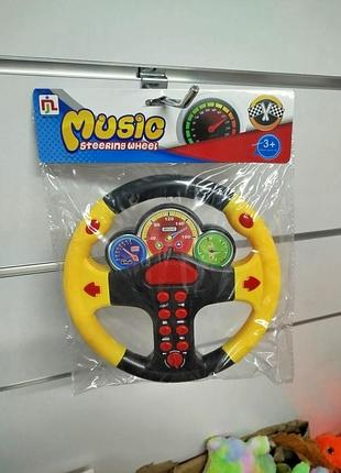 Музичне іграшкове кермо «music steering wheel».