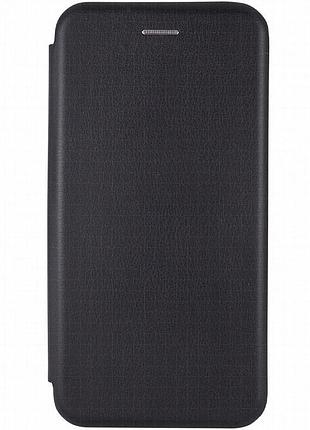 Кожаный чехол-книжка classy для xiaomi redmi note 15 pro 5g черный