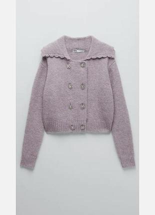 Шикарна кофтинка кардиган zara 🌸 шерсть/альпака