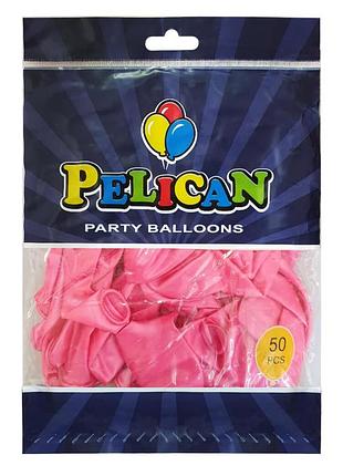 Шарики pelican ' ( см), перламутр розовый, 50шт/уп