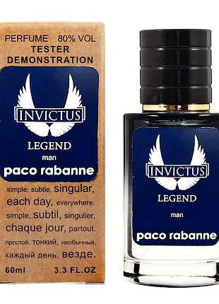 Rabanne invictus legend тестер lux чоловічий 60 мл